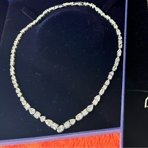 Swarovski Tennis Deluxe V necklace